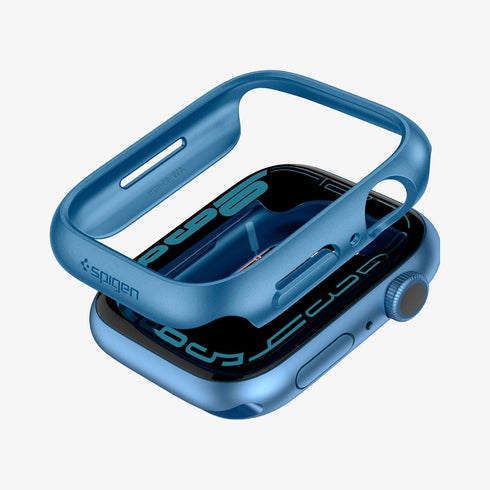 ACS05458 - Apple Watch Ultra (Apple Watch (49mm)) Case Thin Fit in black showing the front